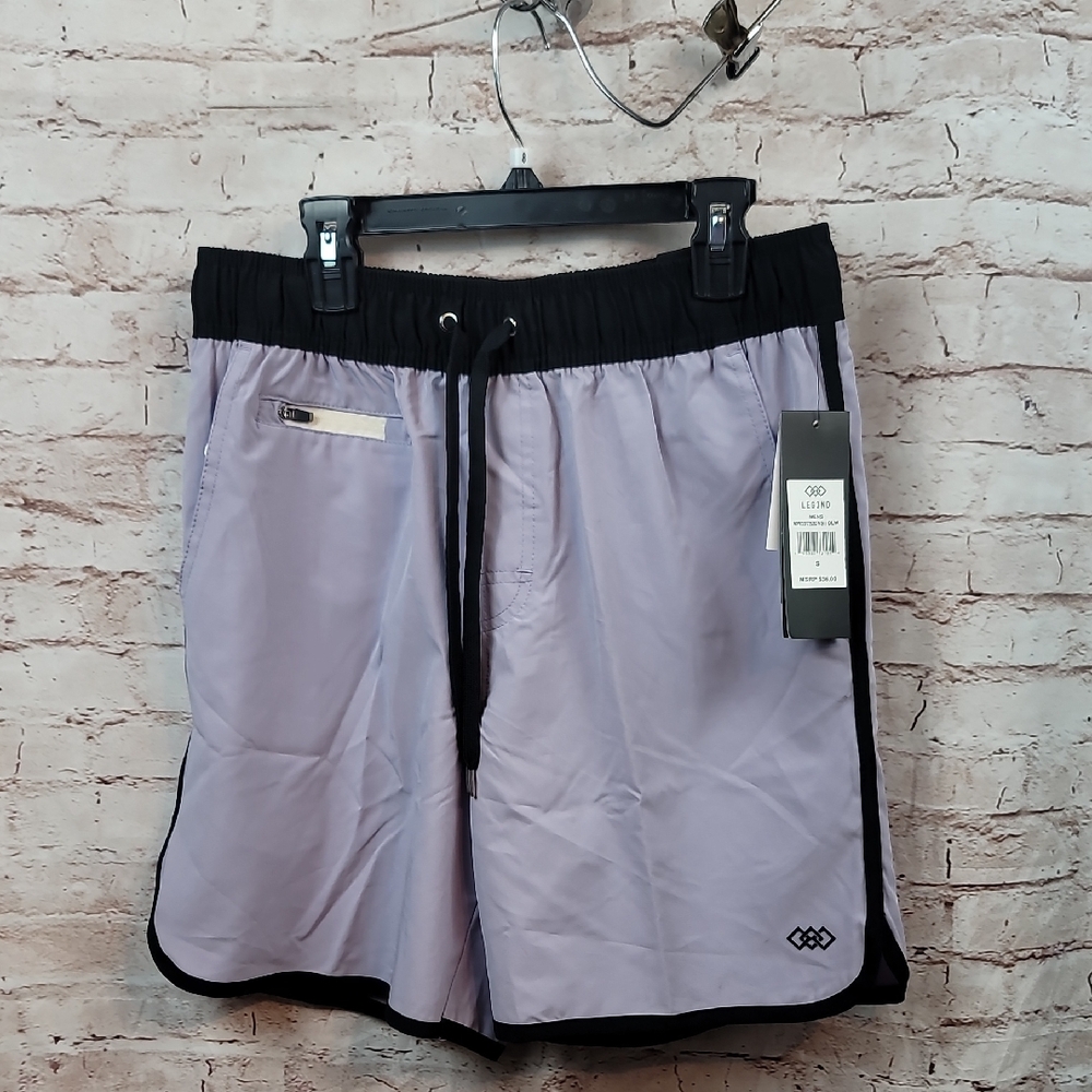 Leg3nd athletic Men's Purple shorts Small new nwt